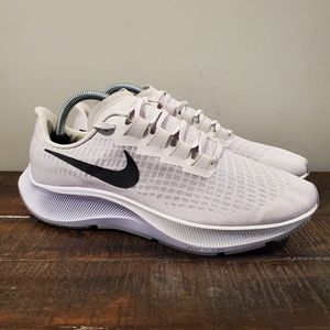Nike Air Zoom Pegasus 37 TB Running Shoes Womens 10 CJ0506 003 White Black
